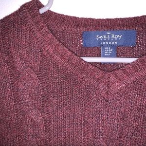 Maroon Sweater Wool Size S